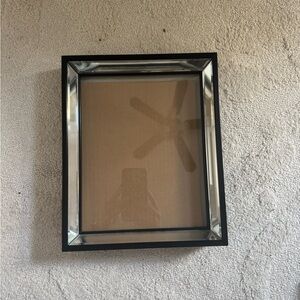 Black and Silver Mirrored Picture Frame